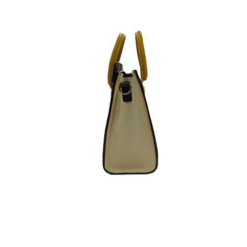 CELINE 2WAY Bag Navy/Beige/Yellow **Stain**