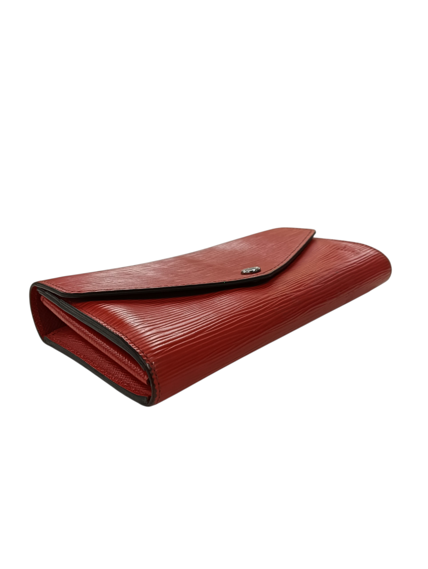 LOUIS VUITTON Long Wallet Epi M60584 Red CA3104