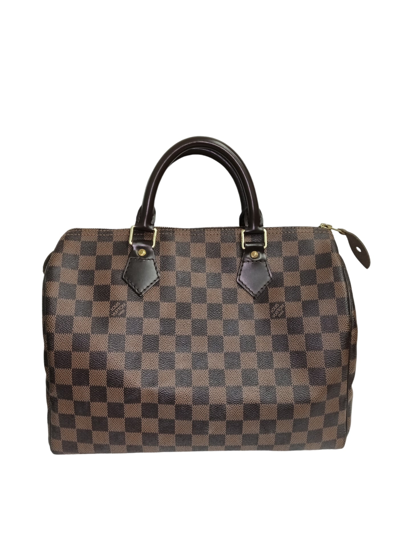 LOUIS VUITTON HANDBAG DAMIER BROWN N41531 TR2102 RANK (B) DAMAGE