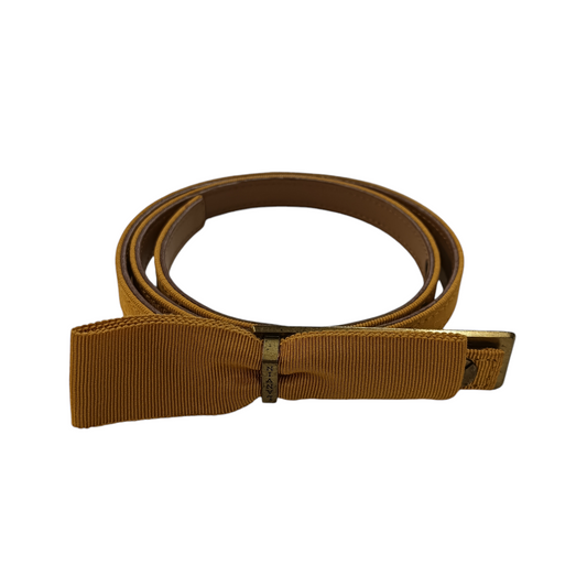 LANVIN BELT RIBON BROWN
