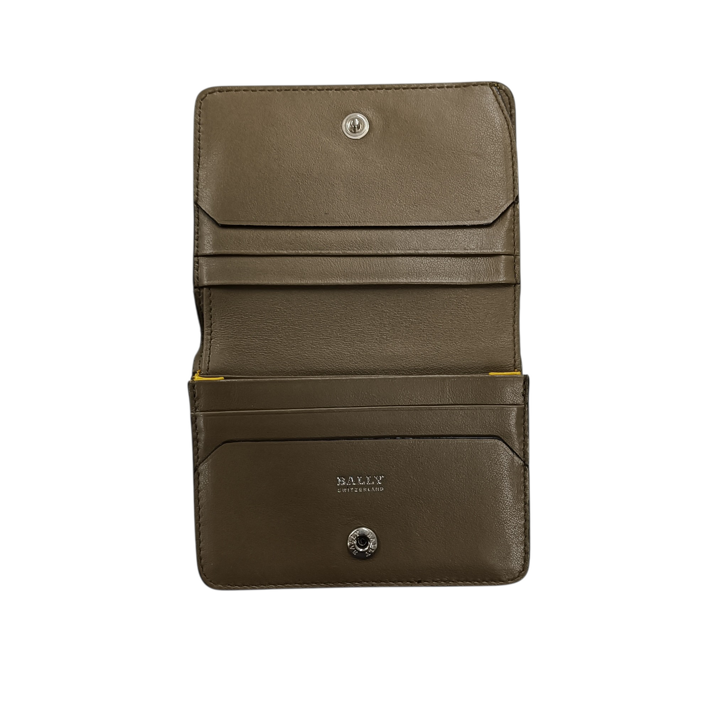 BALLY Wallet Yellow LETTES