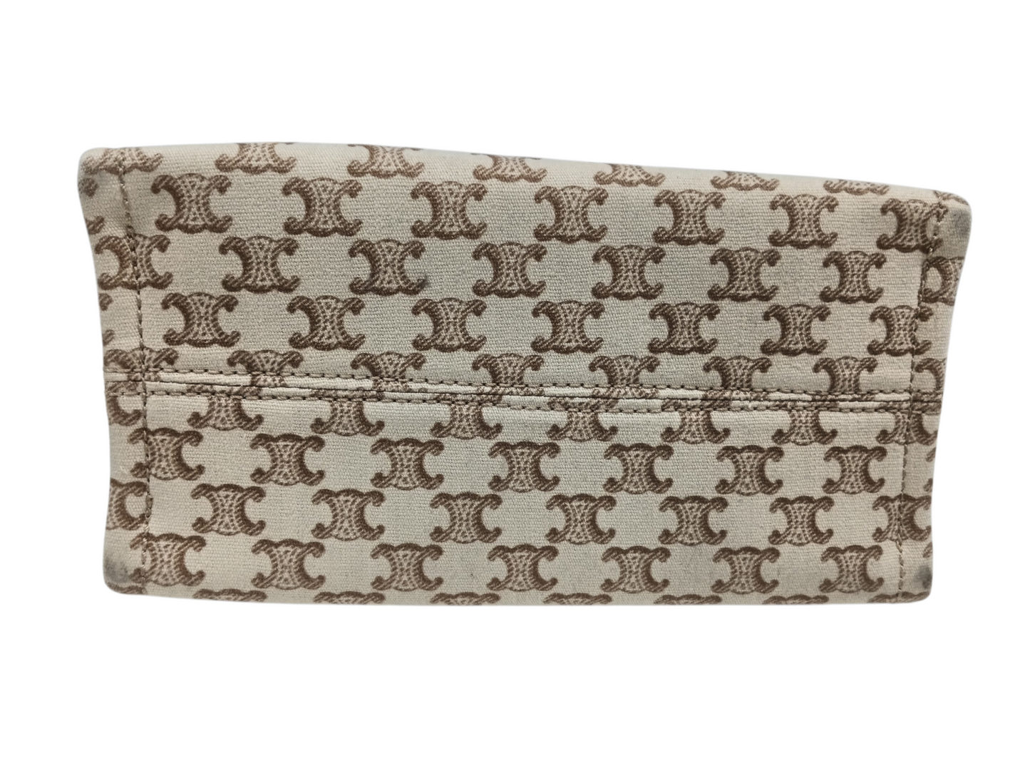 CELINE 2WAY BAG IVORY RANK B U-GA-1223