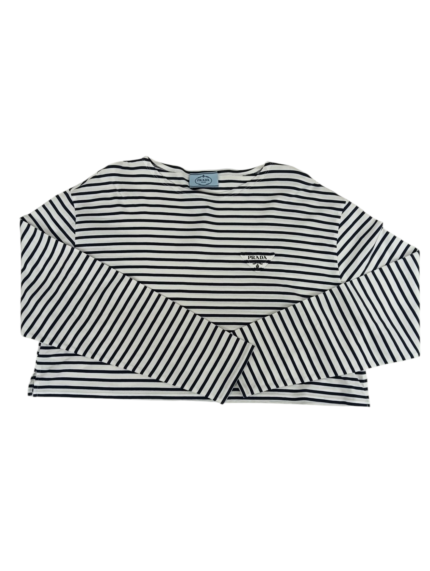 PRADA Cut And Sewn Size XS Lady's 34628 S221 103J White/Navy