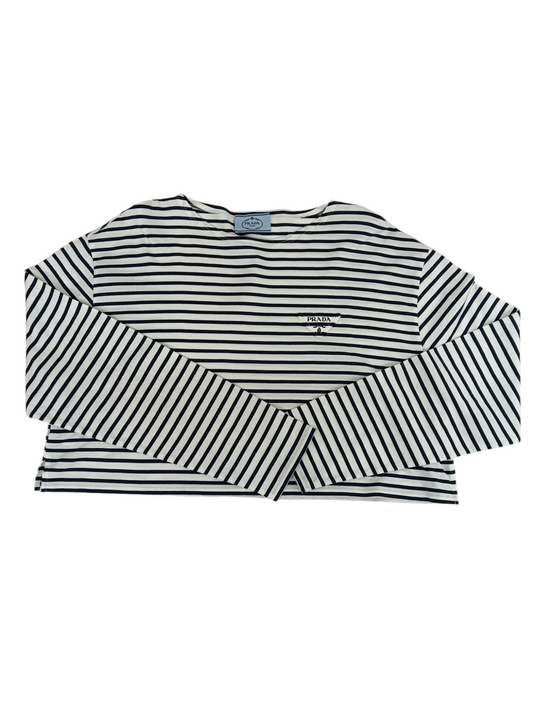 PRADA Cut And Sewn Size XS Lady's 34628 S221 103J White/Navy
