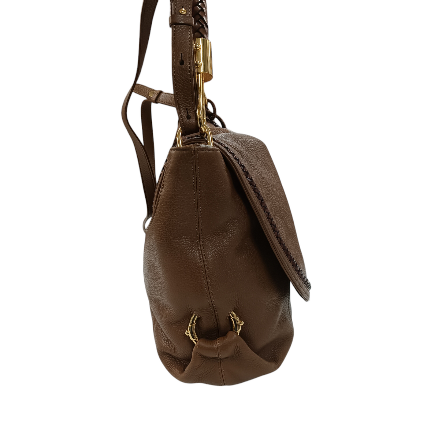 MICHAEL KORS 2Way Shoulder Bag Brown/Gold