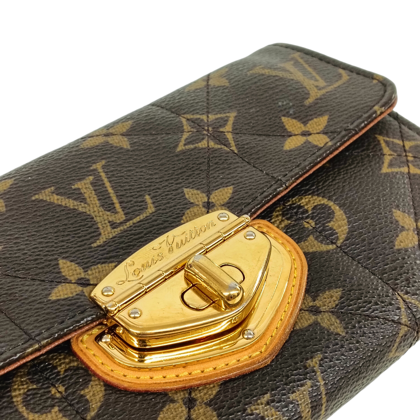 LOUIS VUITTON Long Wallet M66556 Brown SP0029 *Damage