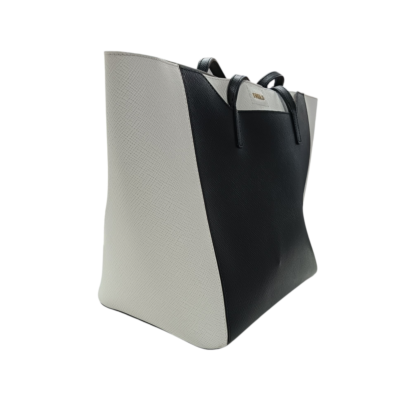 FURLA Tote Bag White/Black