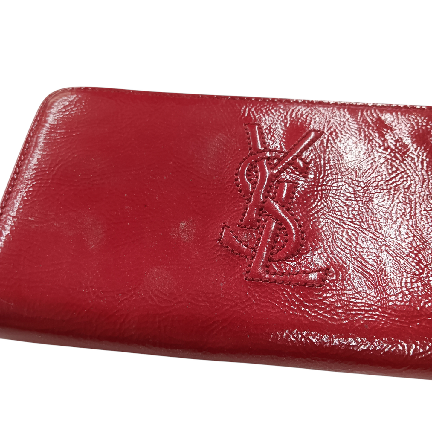 YVES SAINT LAURENT WALLET RED 177555 0416