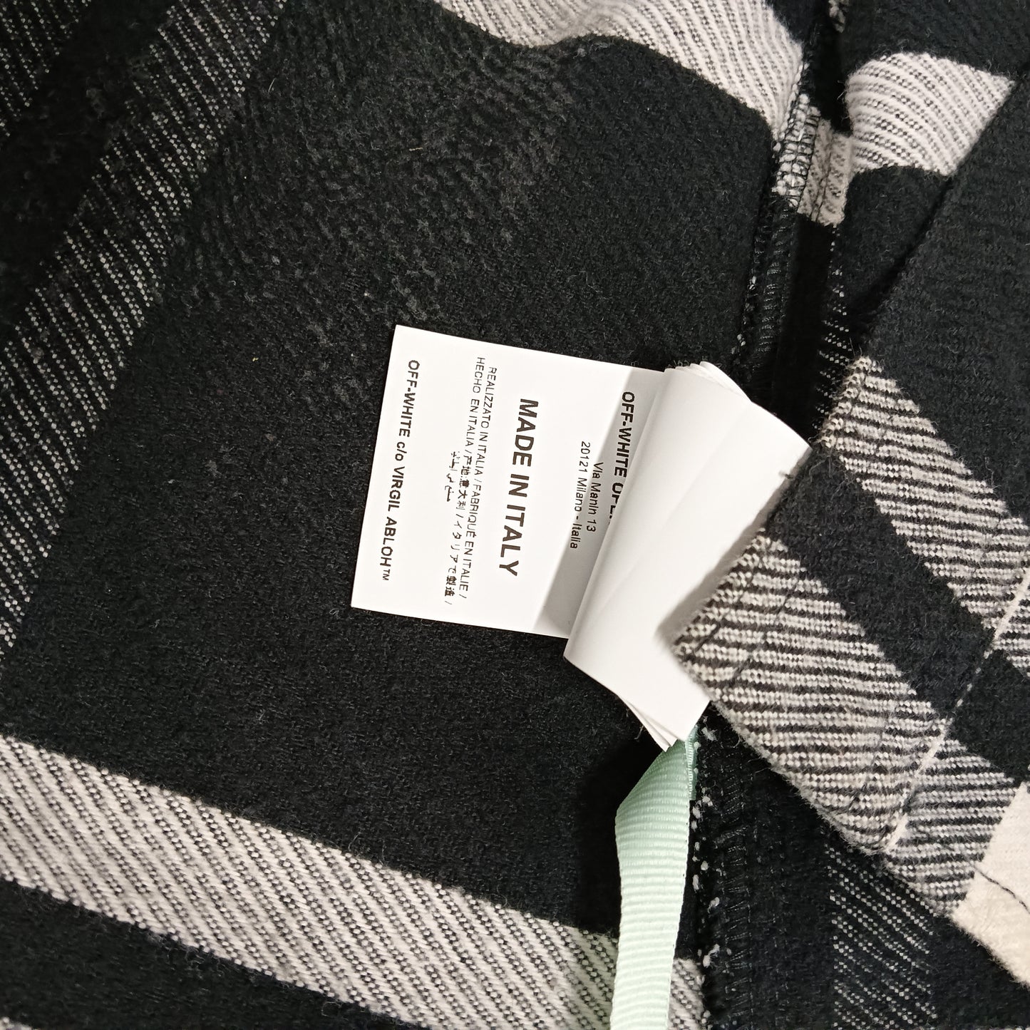 OFFWHITE Shirt Size XL Mens Black/White