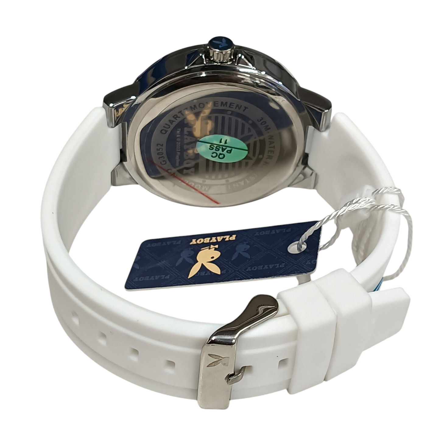 PLAY BOY WRIST WATCH G3052 white