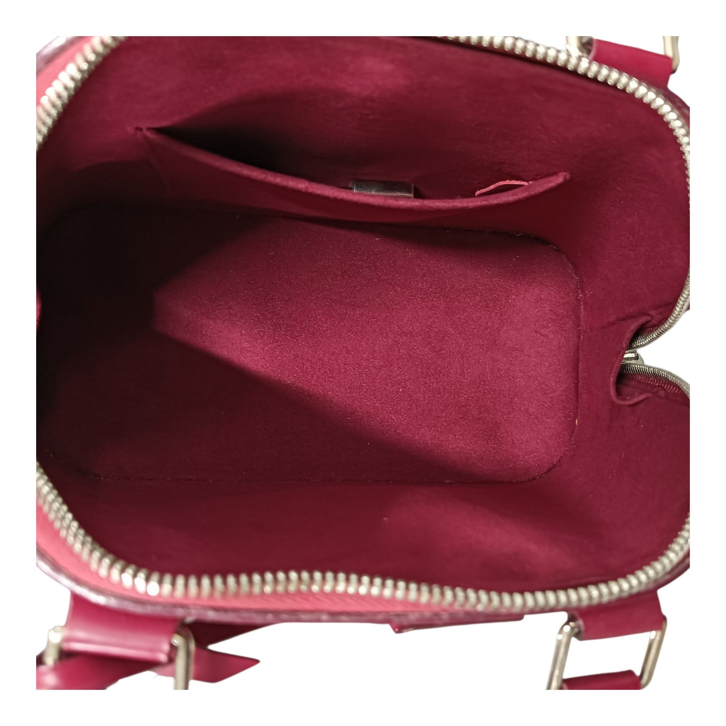LOUIS VUITTON 2WAY Bag Epi M40851 Burgundy **Scratch MI0124 Alma BB Nano