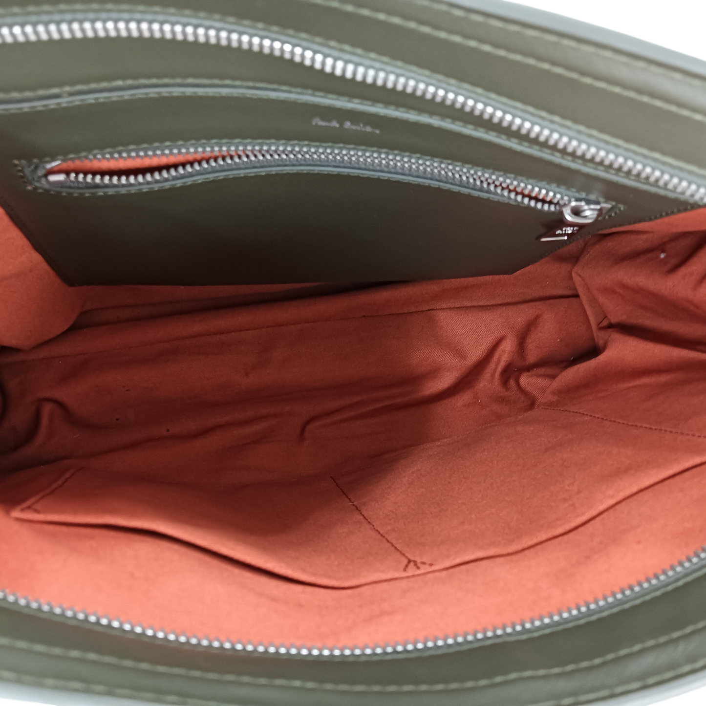 Paul Smith Business Bag Rank (B) Green *Scratch