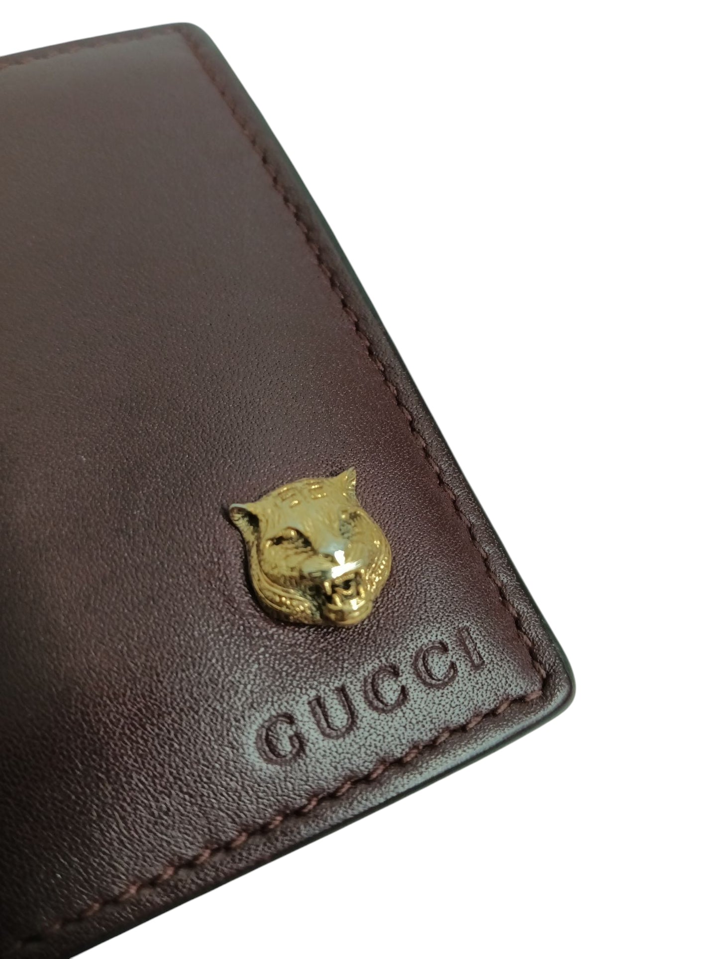 GUCCI Wallet 428720 Wine Red Rank (B)