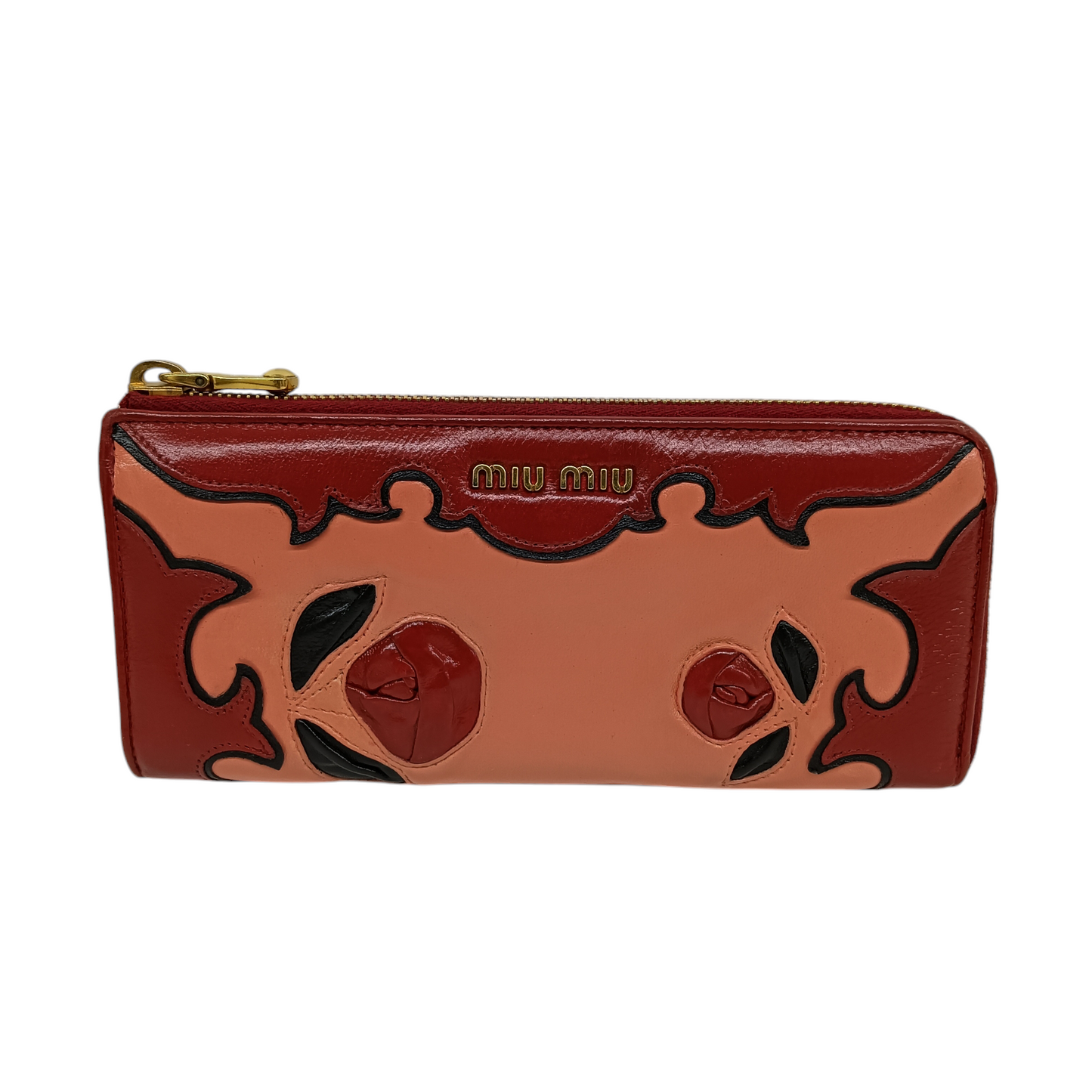 MIU MIU Long Wallet Red 197