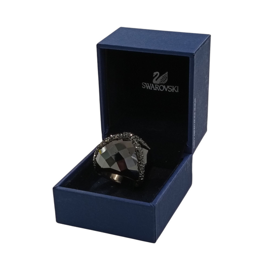 SWAROVSKI Ring Black Size 52