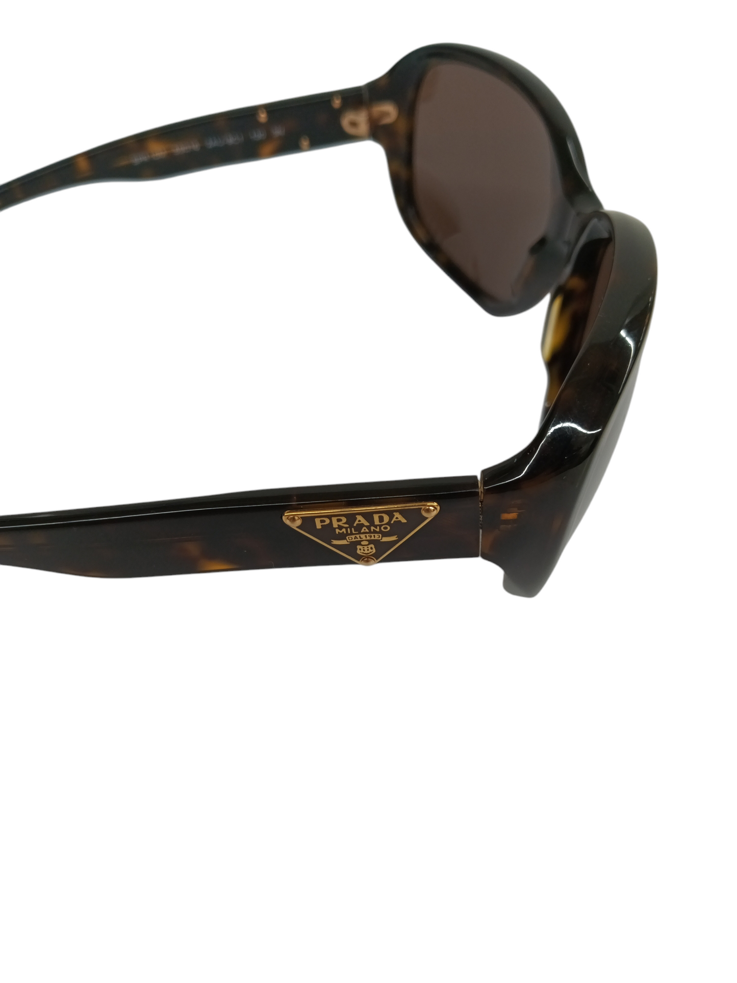 PRADA SUNGLASSES SPR10M BLACK/BROWN RANK (B)