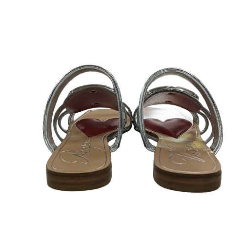 Roger Vivier Sadal 36 1/2 Lady's Silver/Beige RVW661329305ESB200