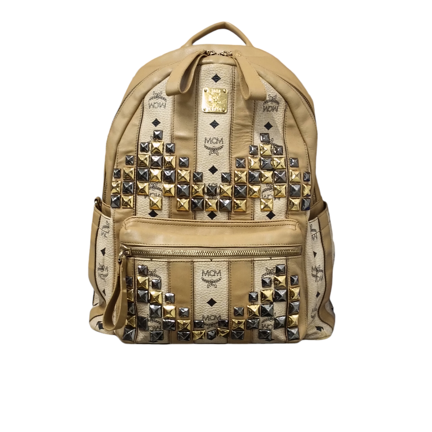 MCM Rucksack Beige MMK4SVI02IG001