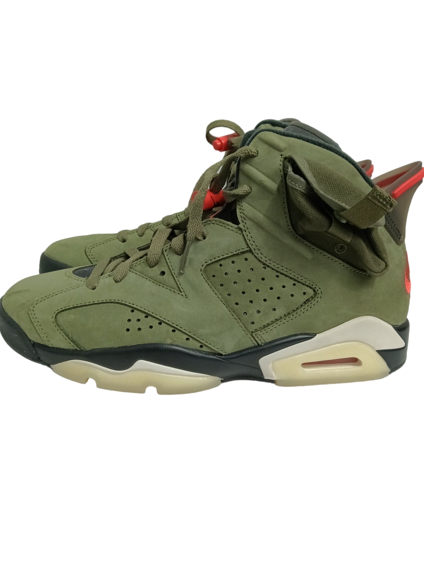 NIKE/TRAVIS SCOTT AIR JORDAN 6 RETRO SP SIZE 42 OLIVE CN1084