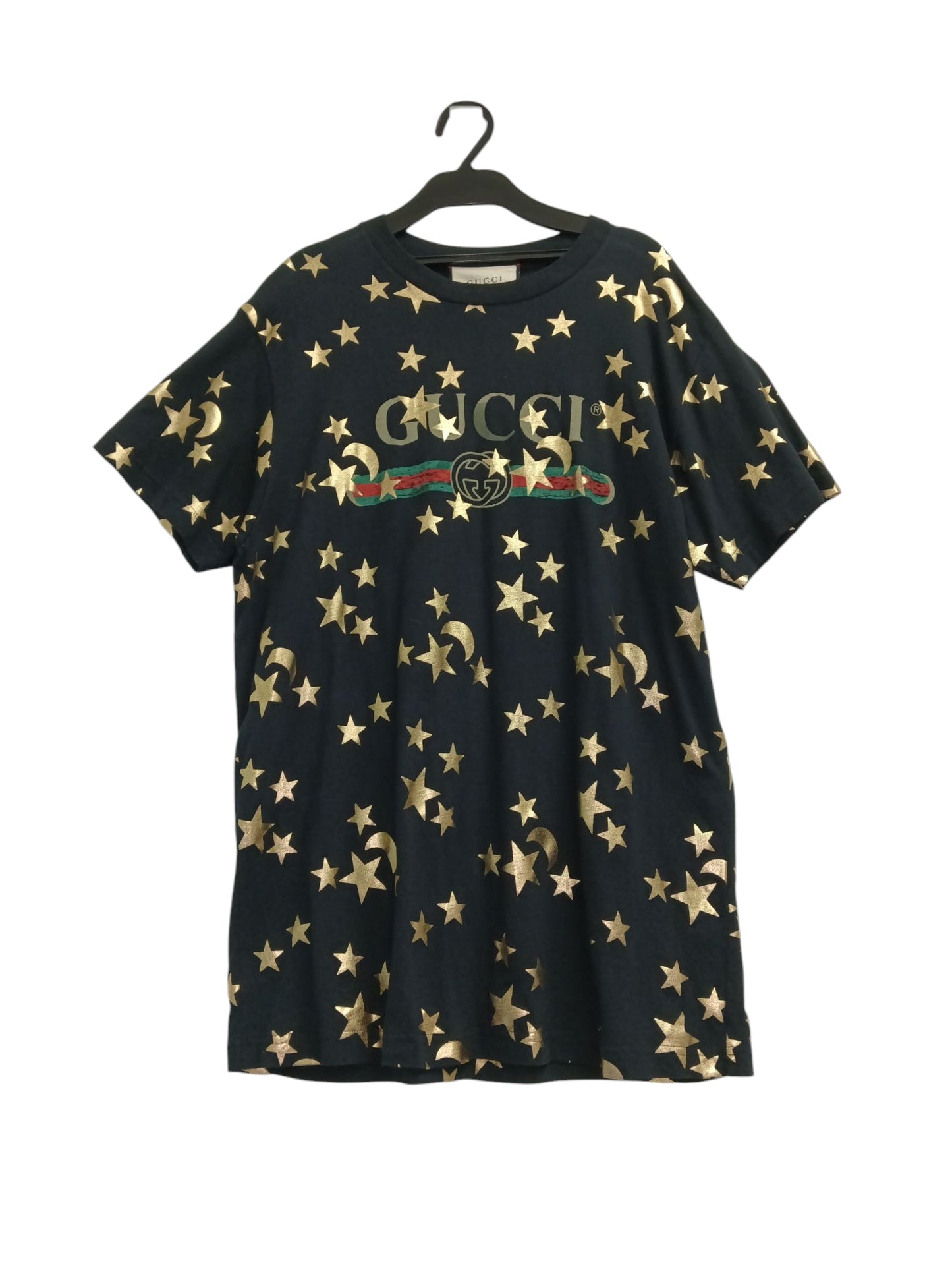 GUCCI T-SHIRT SIZE S MENS BLACK 580968-XJBH4