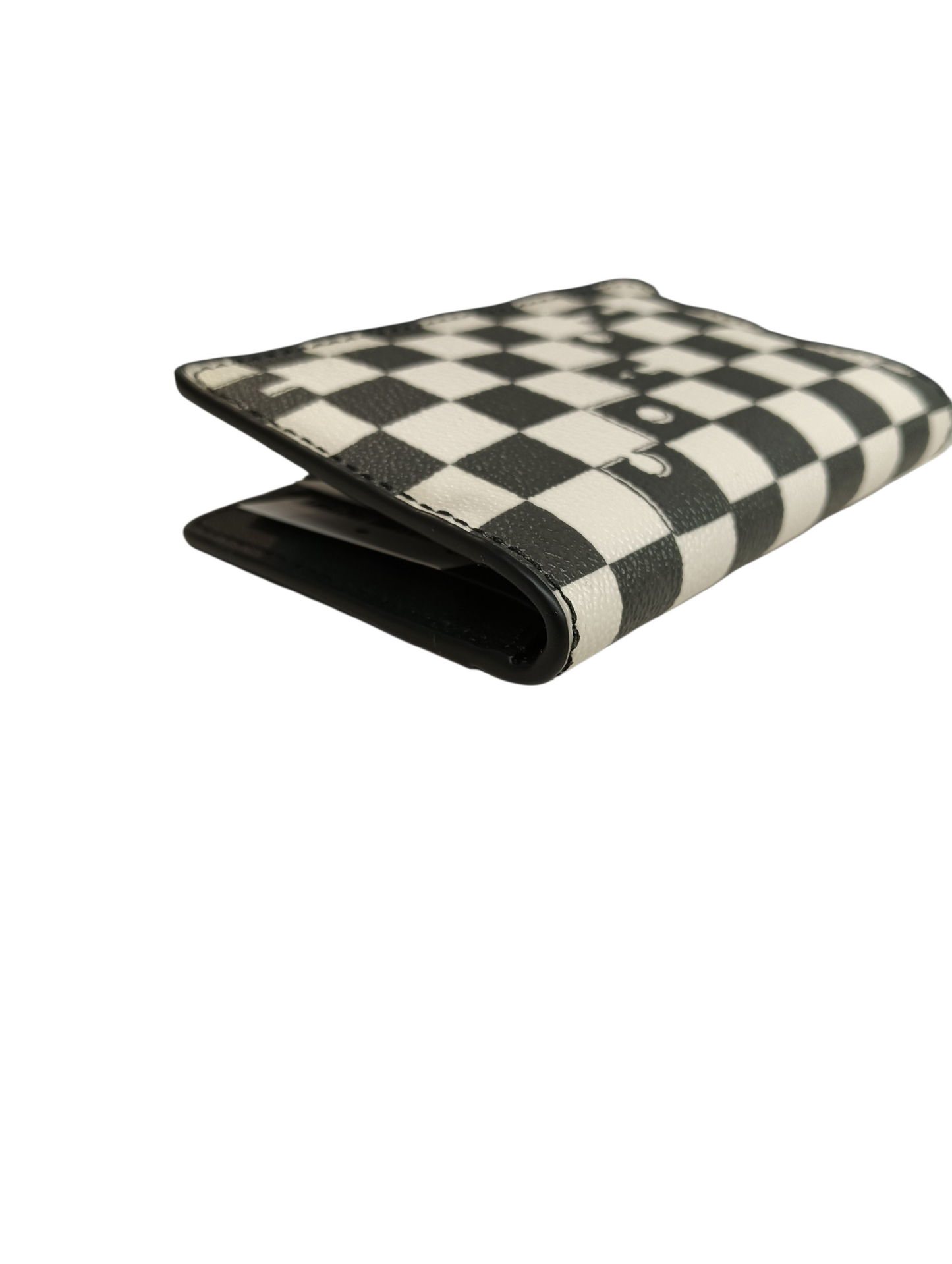 COACH Card Case C7941G White/Black