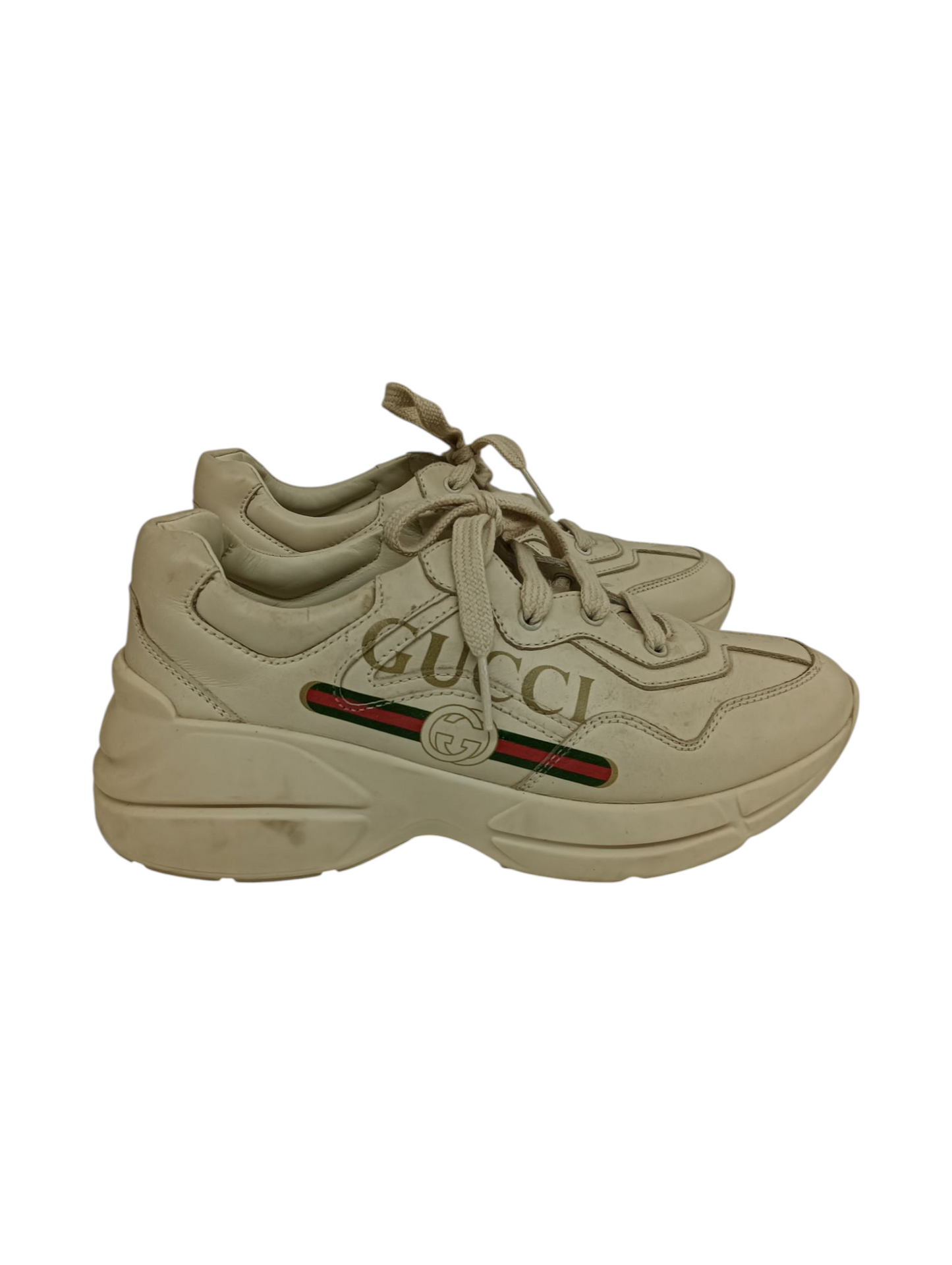 GUCCI Sneaker Size 33 585089 Kids Beige