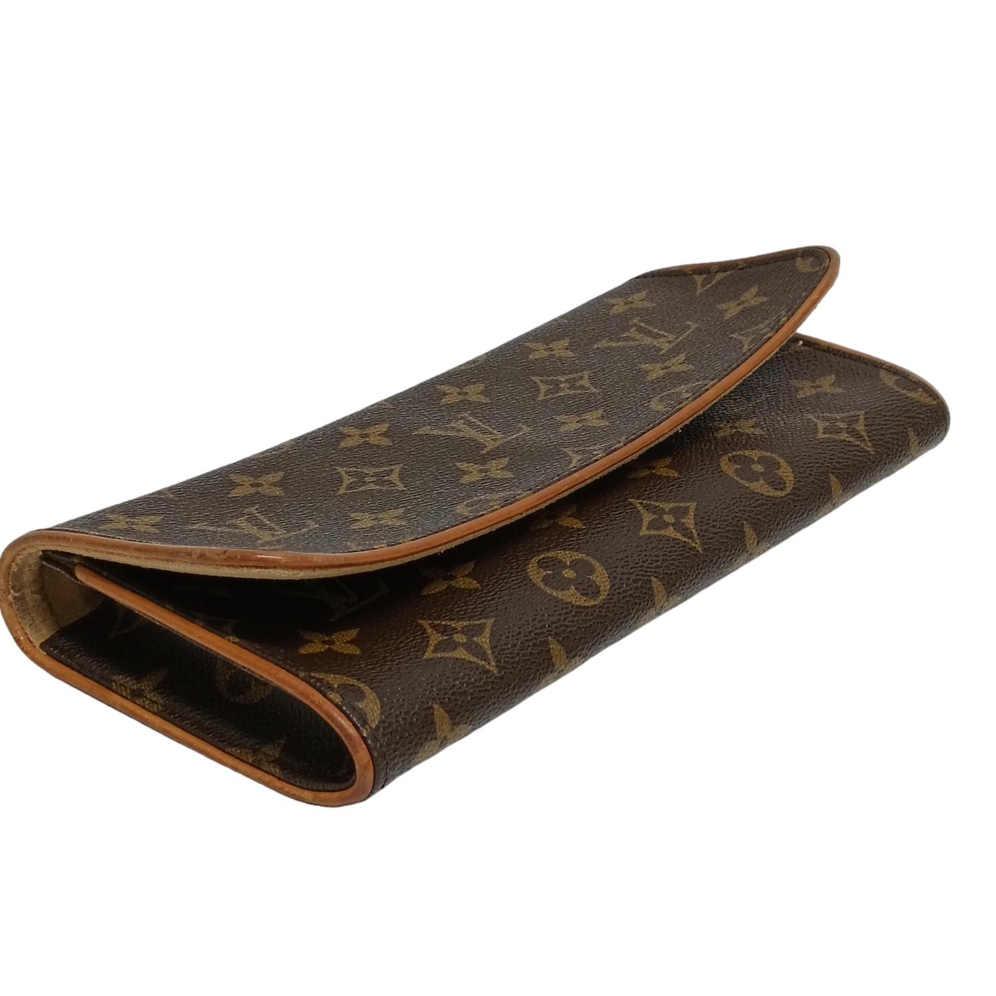 LOUIS VUITTON Pochette Monogram M51852 Brown Twin GM