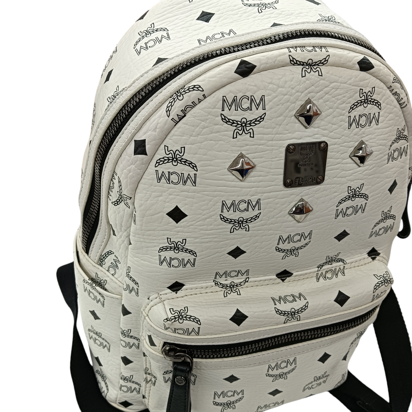 MCM Rucksack MMK3SVEG2WT001 Rank (BC) White *Discolored