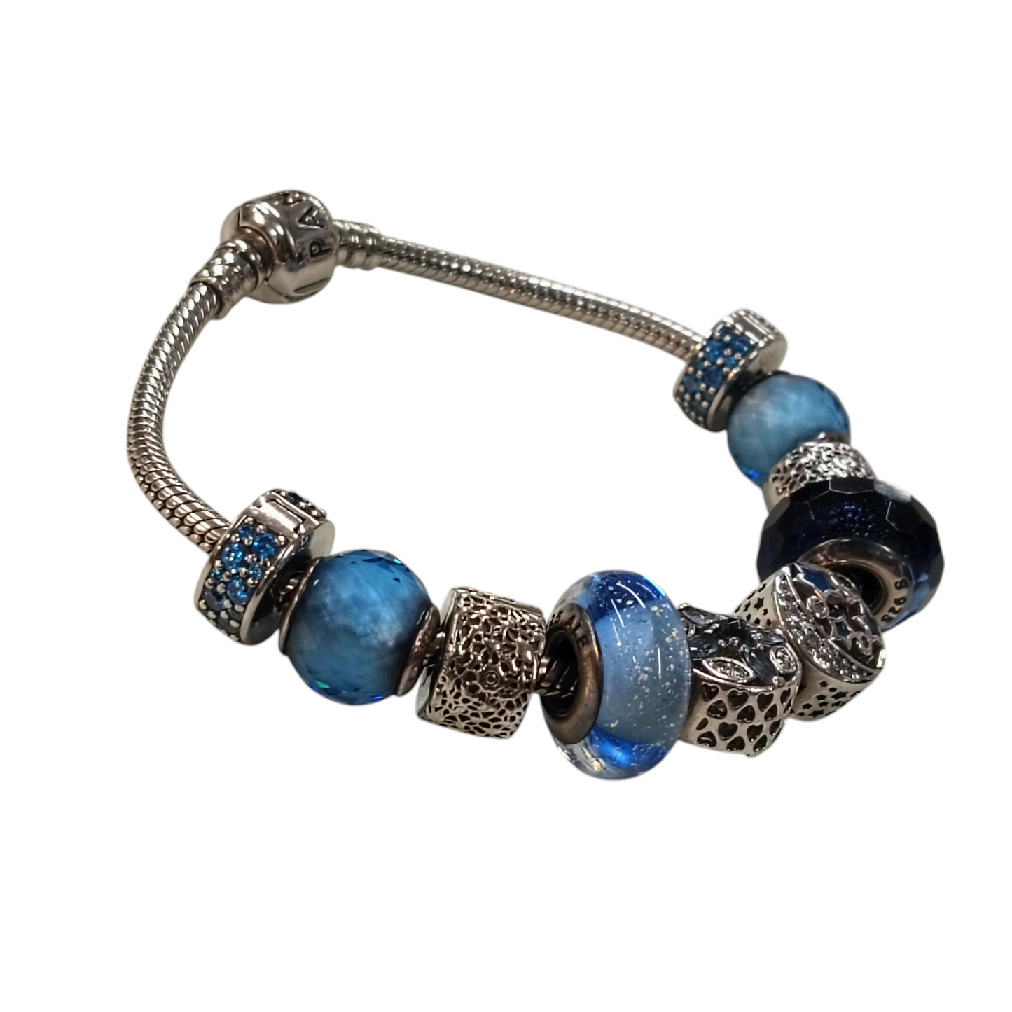 PANDORA Bracelet 10P Silver/Blue