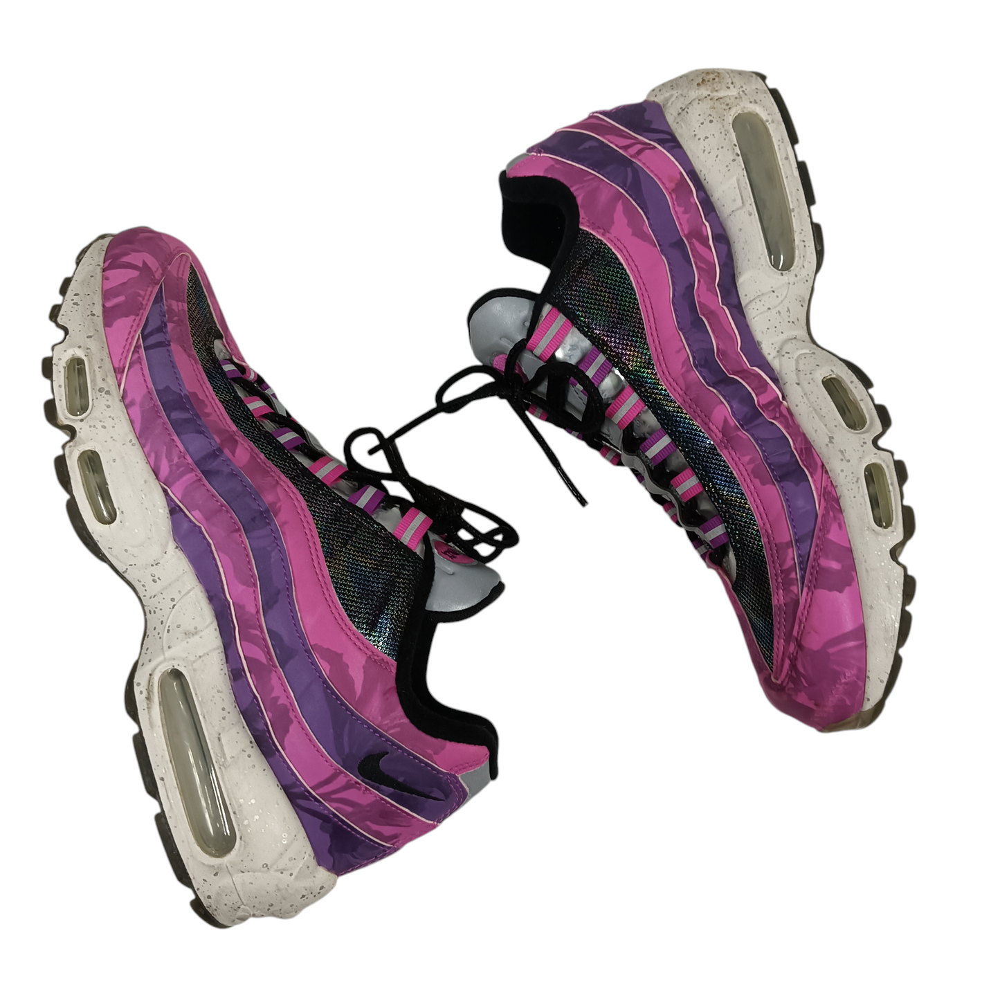 NIKE Air Max 95 Premium Flame Powder Size 41 Purple CV0032-605