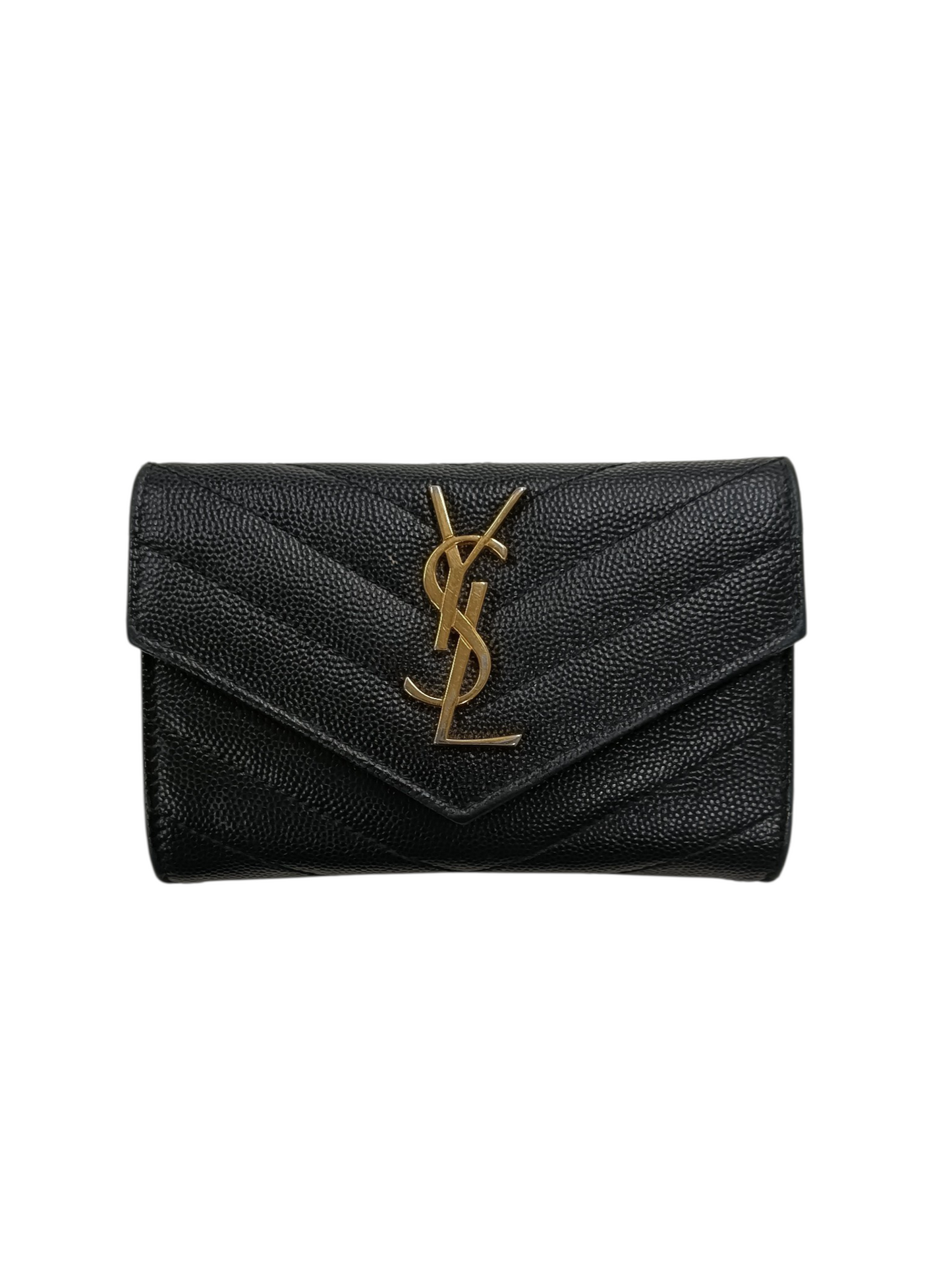 Saint Laurent Paris Card Case Black 1021 414404
