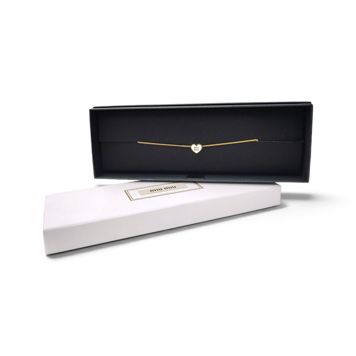 MIU MIU Bracelet Gold/White Rank B