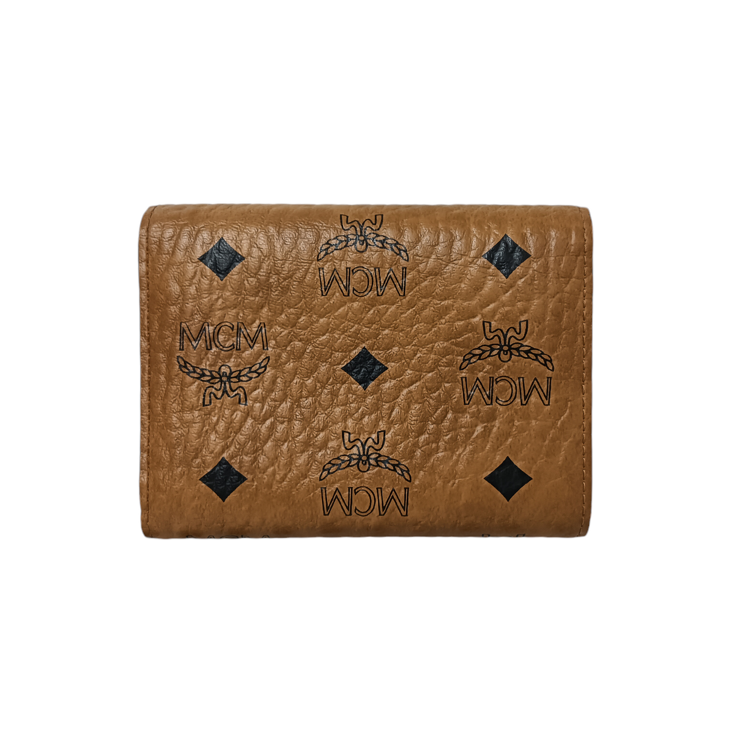 MCM Wallet MYSAAPA02C0001 Brown *Logo Scratch Rank(B)