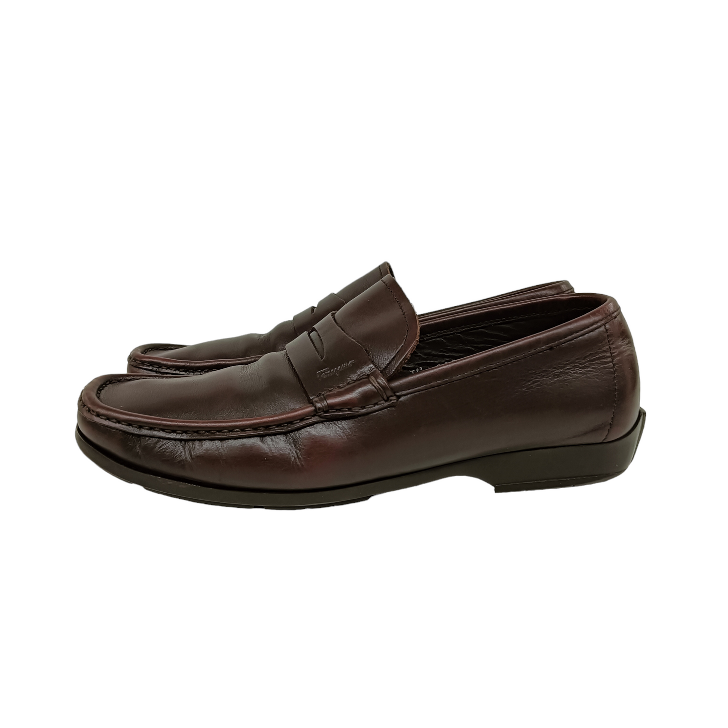 SALVATORE FERRAGAMO Driving Shoes 6 Unisex Brown