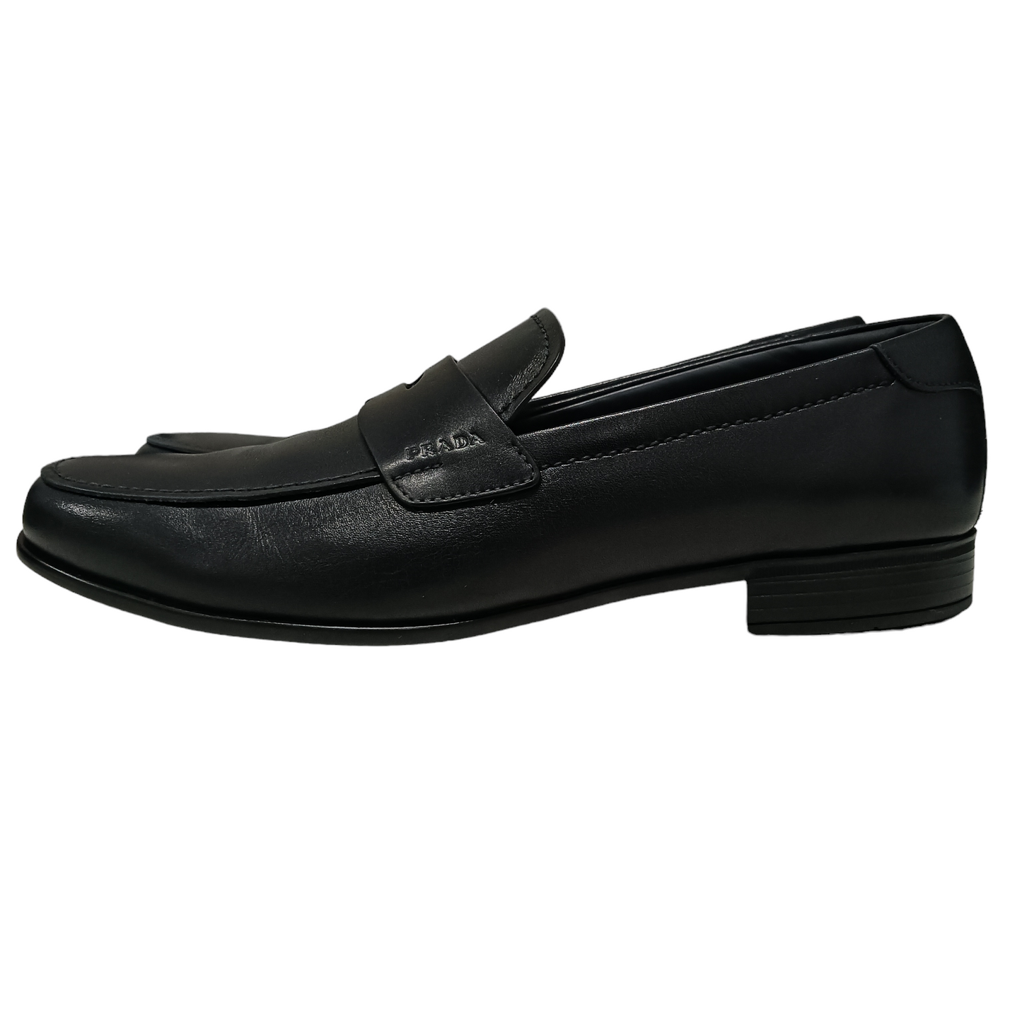 PRADA Loafers Size 40 Mens Black 2DC213