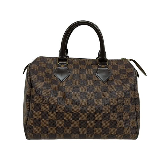 LOUIS VUITTON Handbag Damier Brown Stain TR0173 Speedy 25