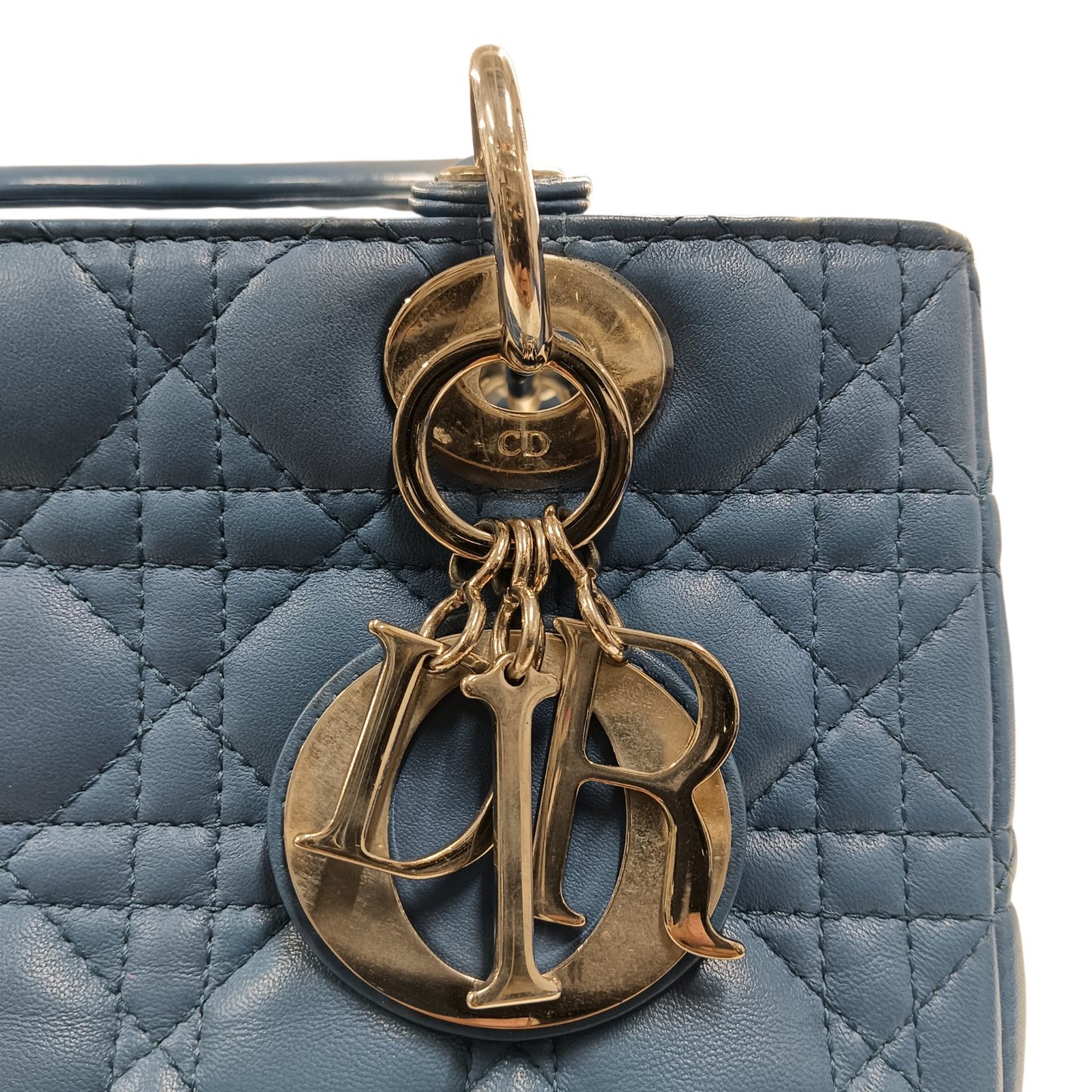Christian Dior 2WAY Bag Sky Blue 17-B0-1111