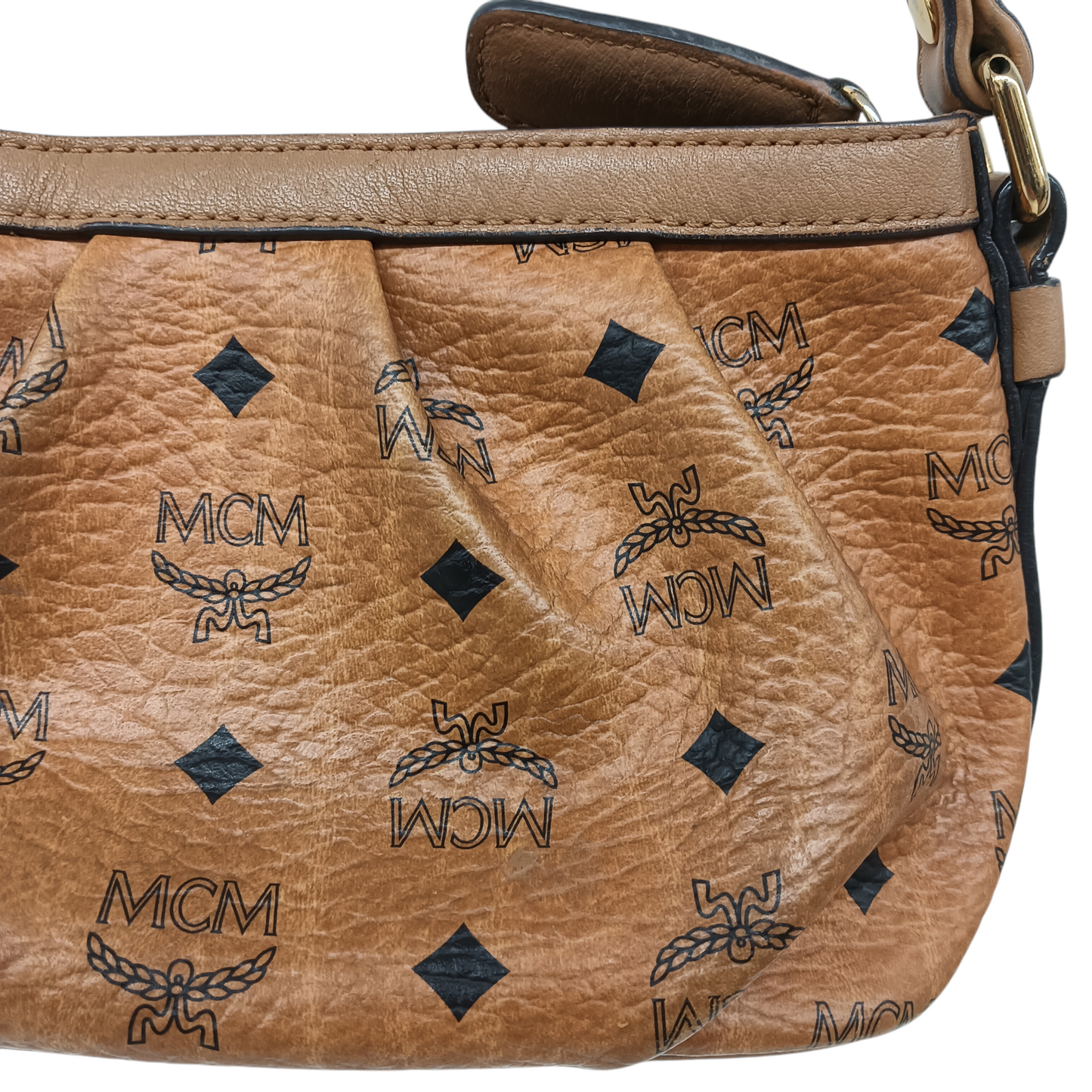MCM One Shoulder Bag MWC9AVI08C0001 Rank (C) Brown