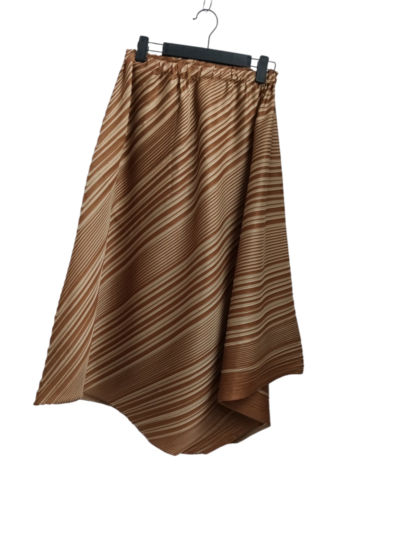 PLEATS PLEASE PLEASE TWO-TONE PLEATED LADY'S BROWN PP08-JG564 SIZE 3