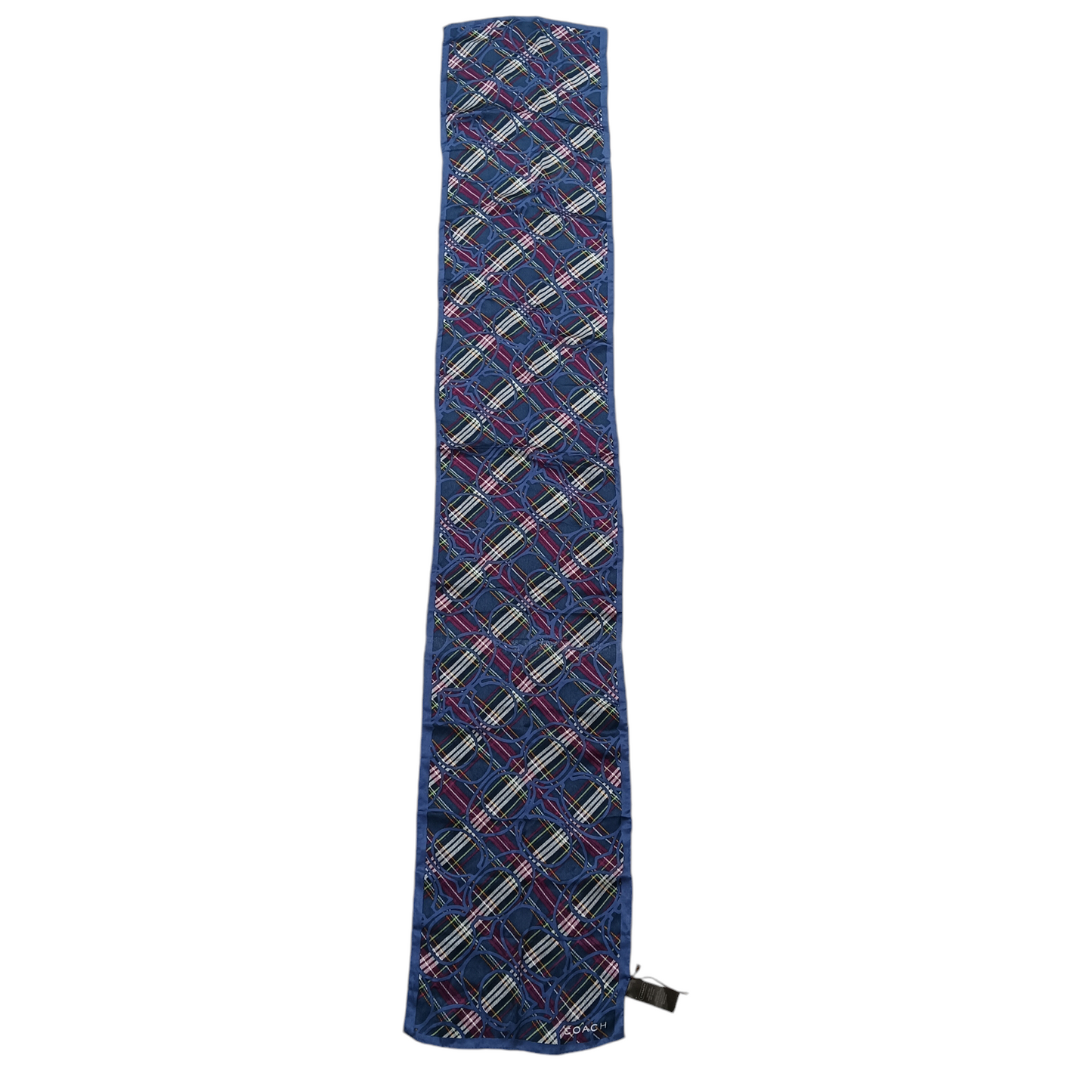 COACH SCARF NAVY
