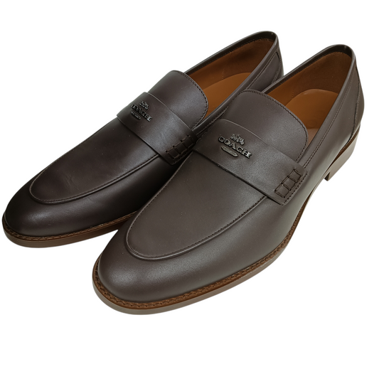 COACH Loafers Mens 8.5 Brown CR876 Rank(A)