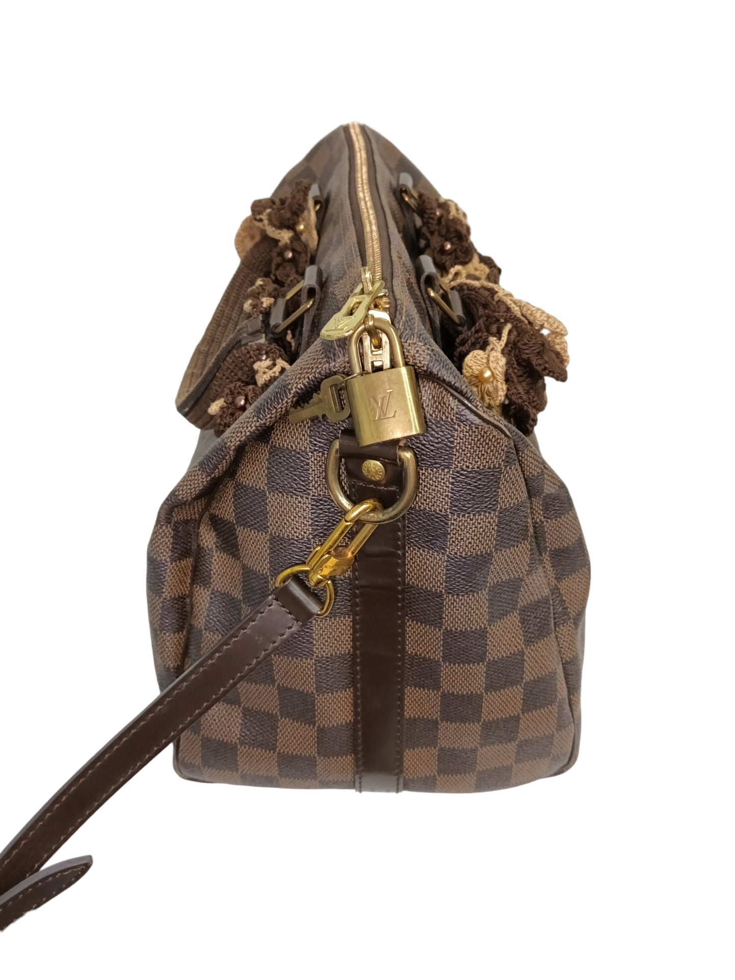 LOUIS VUITTON 2WAY BAG DAMIER BROWN STAIN N41367 SP1192 SPEEDY 30 BANDOUL IERE RANK(B)