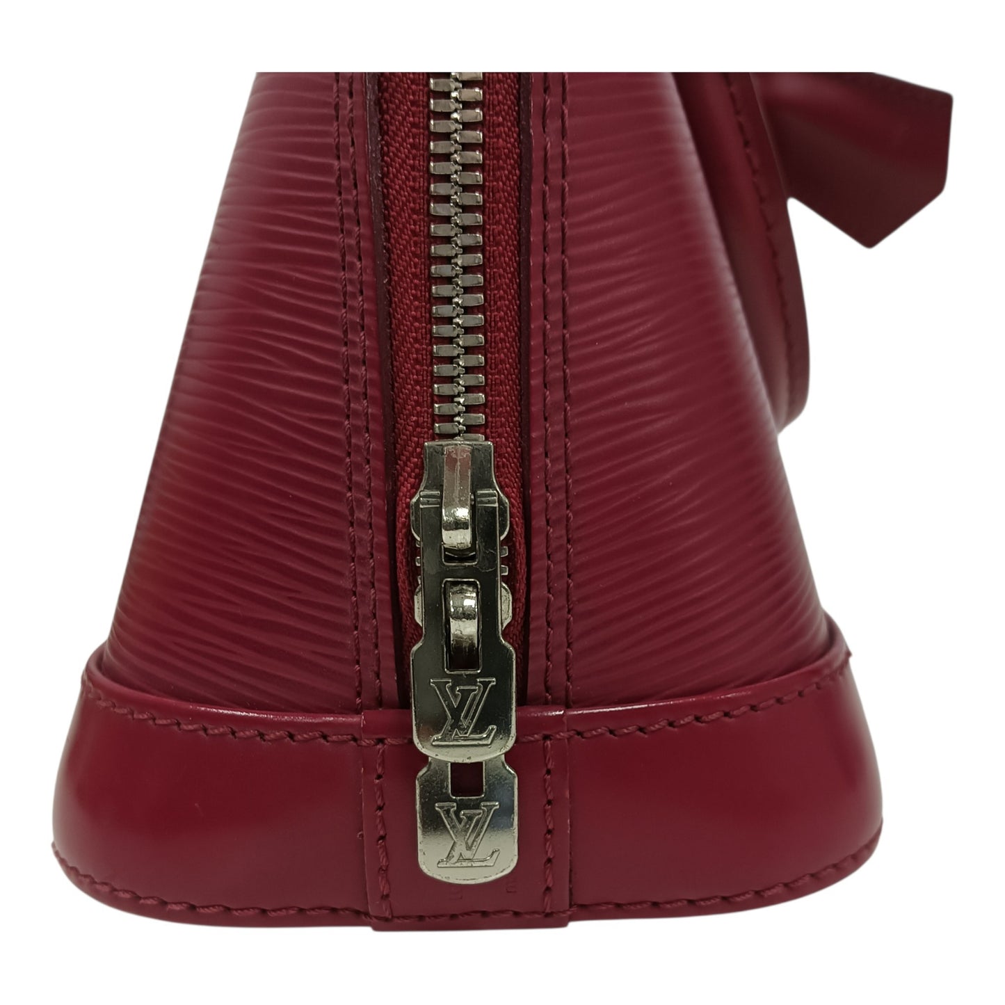 LOUIS VUITTON 2WAY Bag Epi M40851 Burgundy **Scratch MI0124 Alma BB Nano