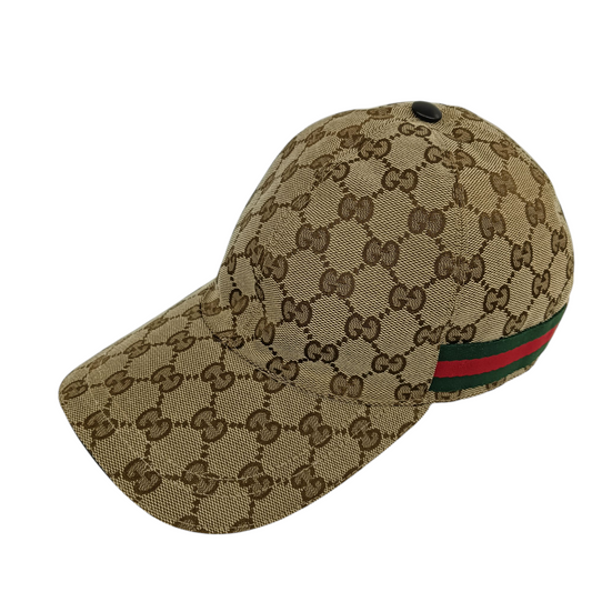 GUCCI Cap M200035 601491 Rank (B) Brown *Size XS 56cm