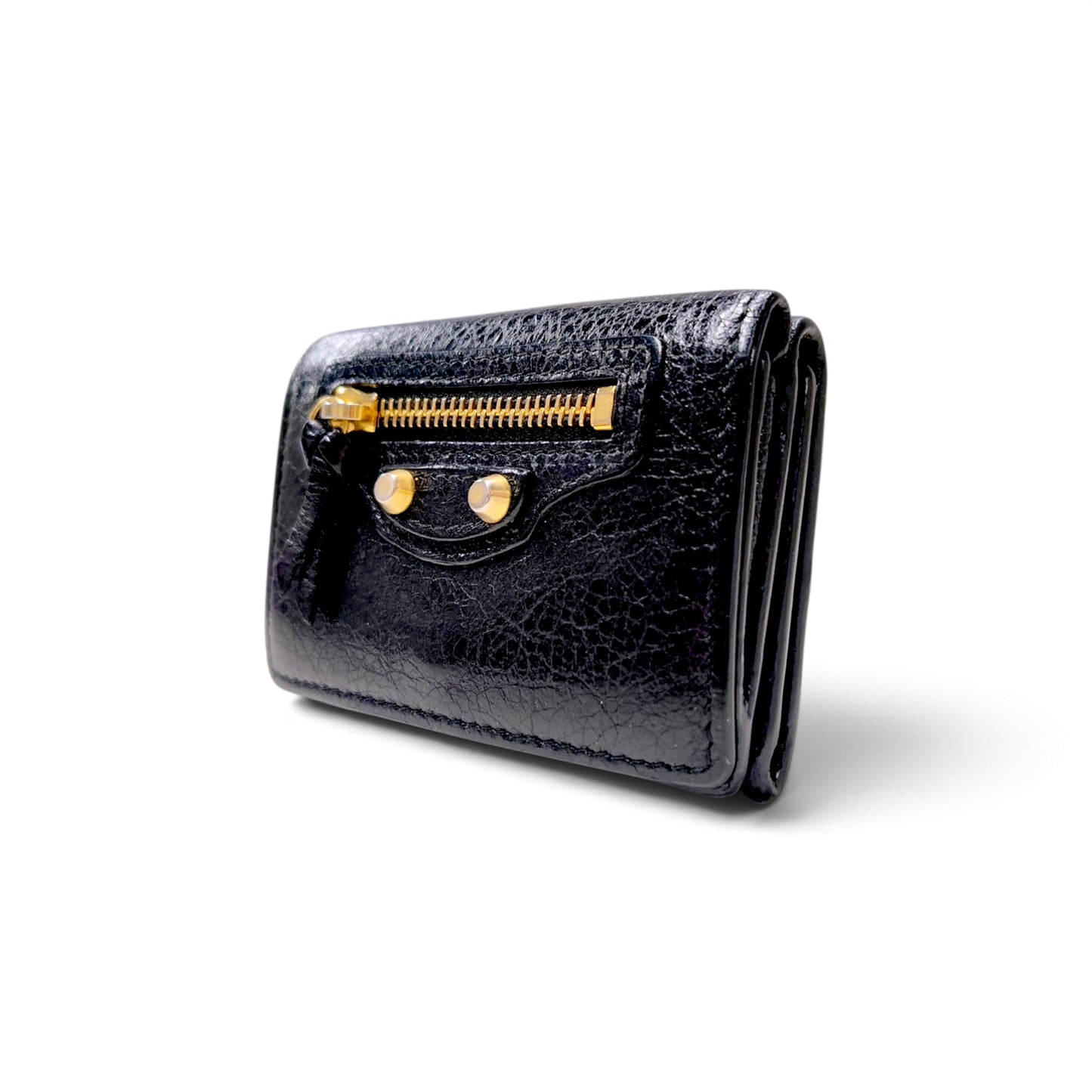 BALENCIAGA Wallet Black 477455 1000.Y.20243 Stain
