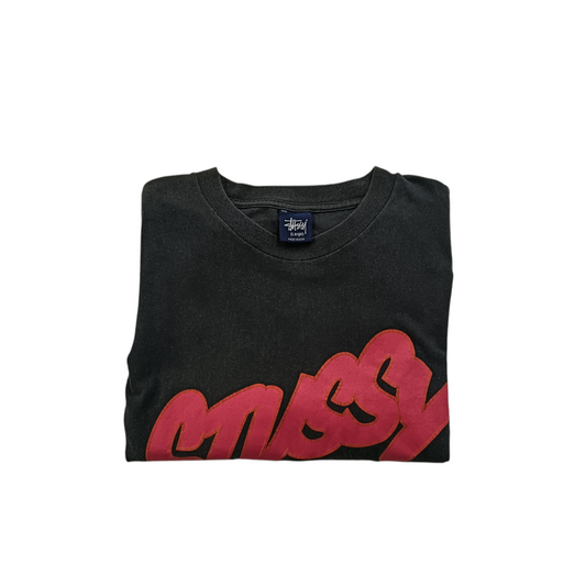 Stussy T-shirt Men Black Size L