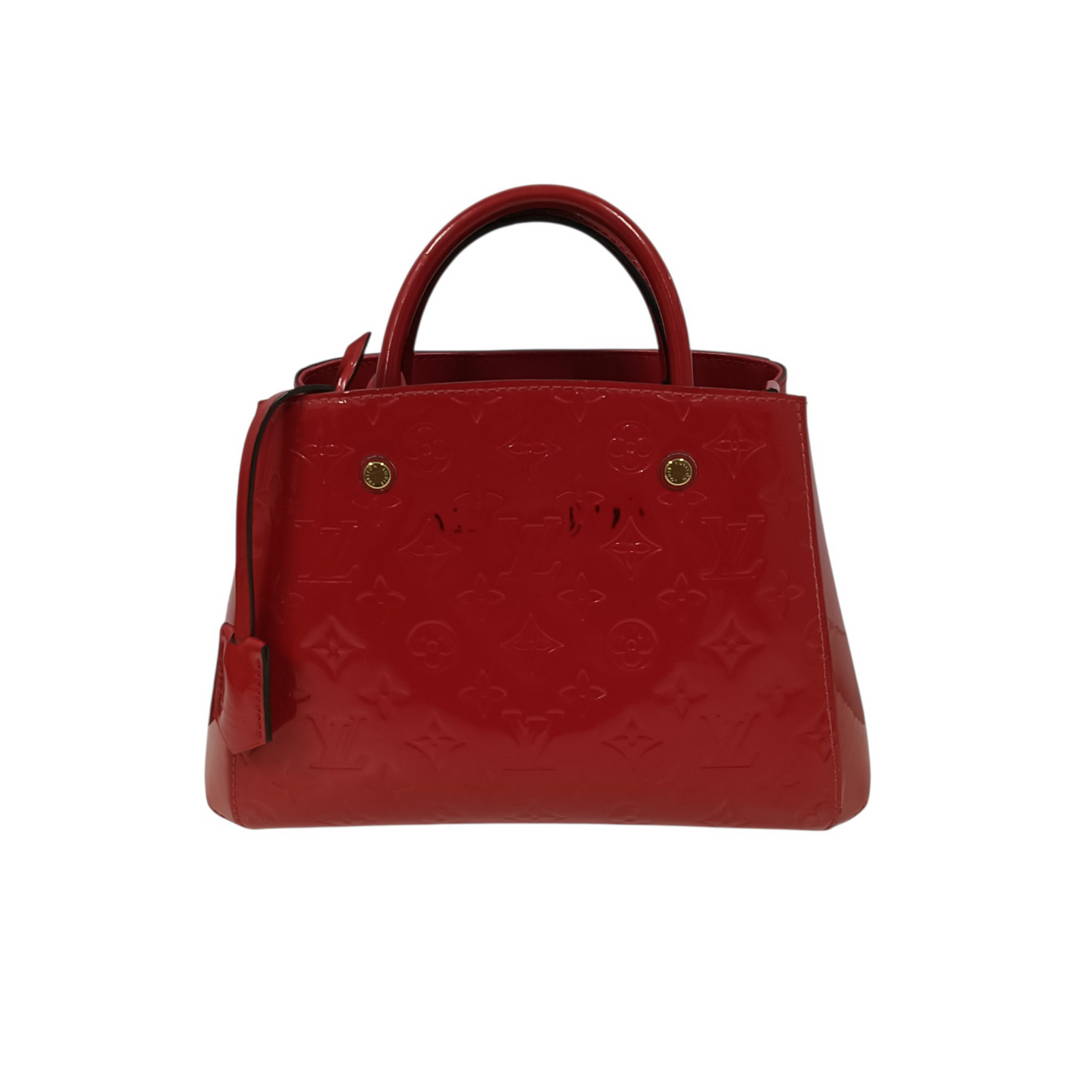 LOUIS VUITTON 2WAY Bag Monogram M50187 Red **Stain CA1185