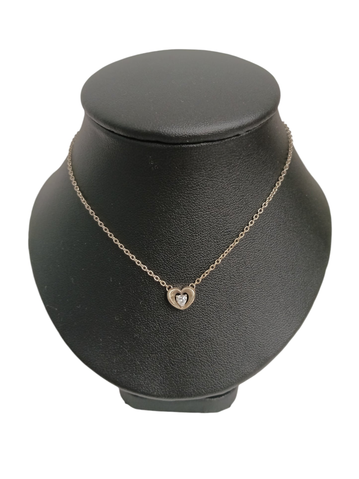 PANDORA NECKLACE & EARRING SILVER MOMENT HART RANK(A)