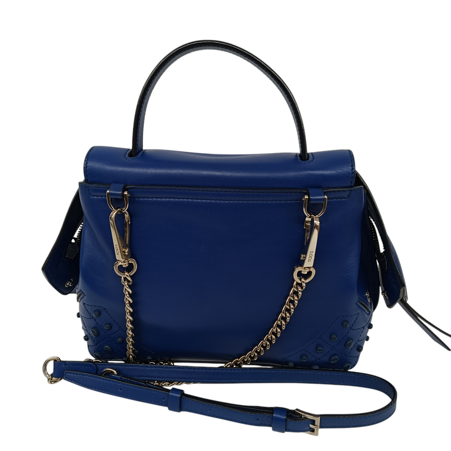 TOD'S 2WAY BAG A534 Rank (B) Navy