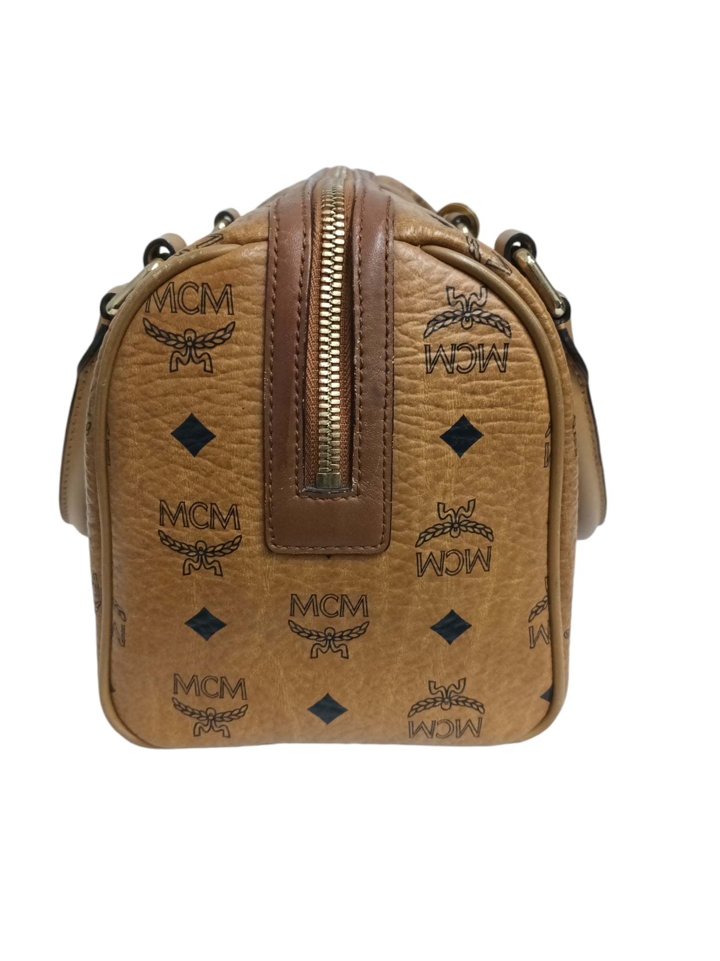 MCM HANDBAG BROWN MWBOAVI51C001 RANK(B)